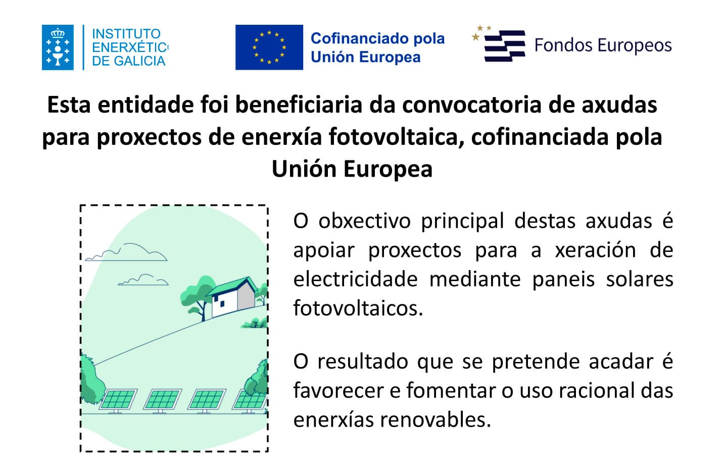 Axudas para proxectos de enerxía fotovoltaica